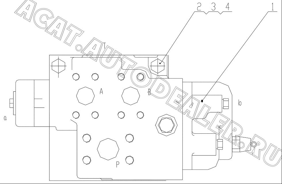 Valve HZLF25 для ChengGong ZL50E-3