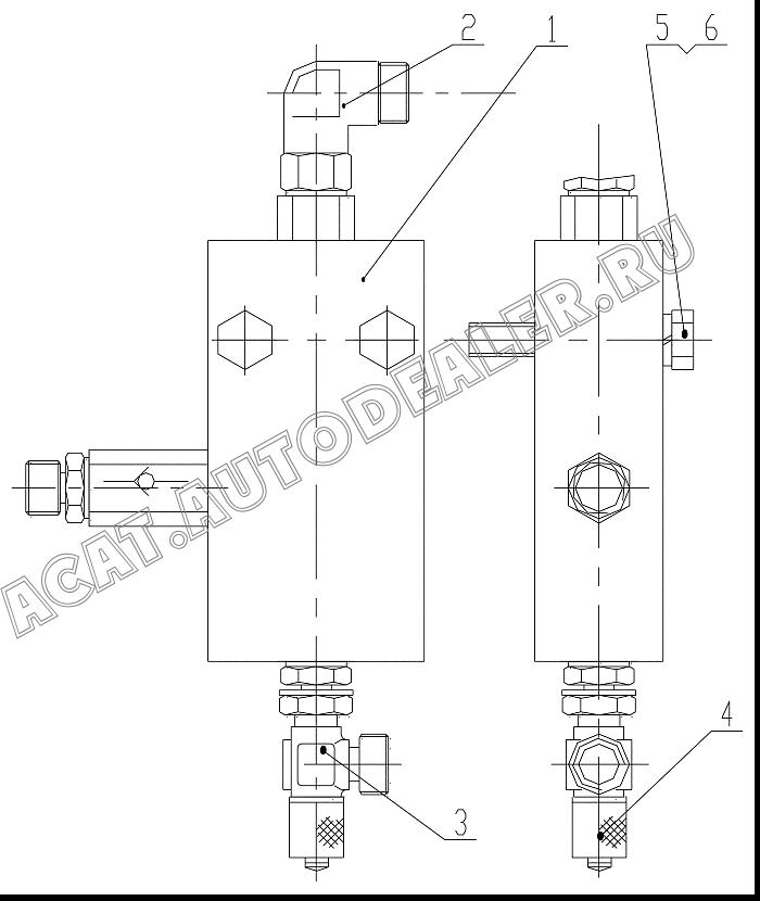 Valve HSF8-00 для ChengGong ZL50E-3