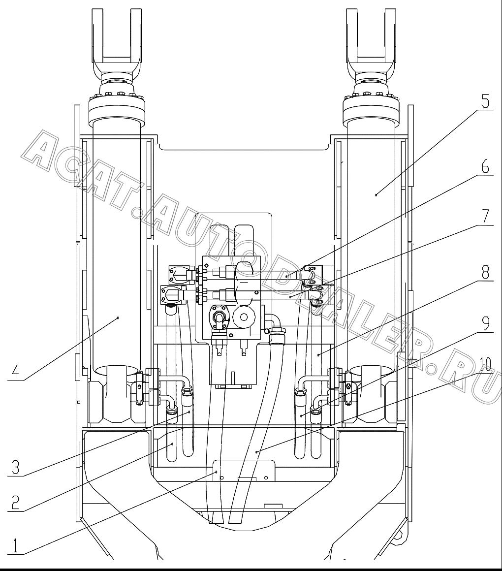 Hose 87391-24-24Zx1M24GTx2050V180 для ChengGong ZL50E-3
