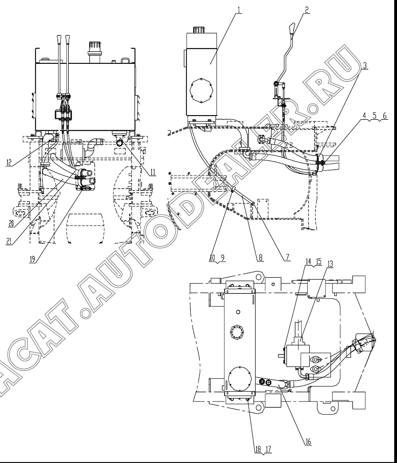 Hydraulic Oil Tank Z5E21001T8 для ChengGong ZL50E-3