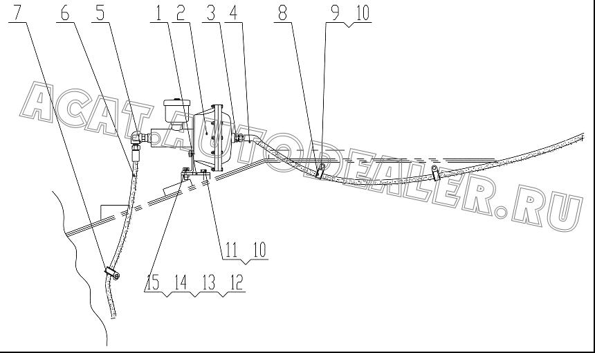 Bracket Z50E090000001T40 для ChengGong ZL50E-3