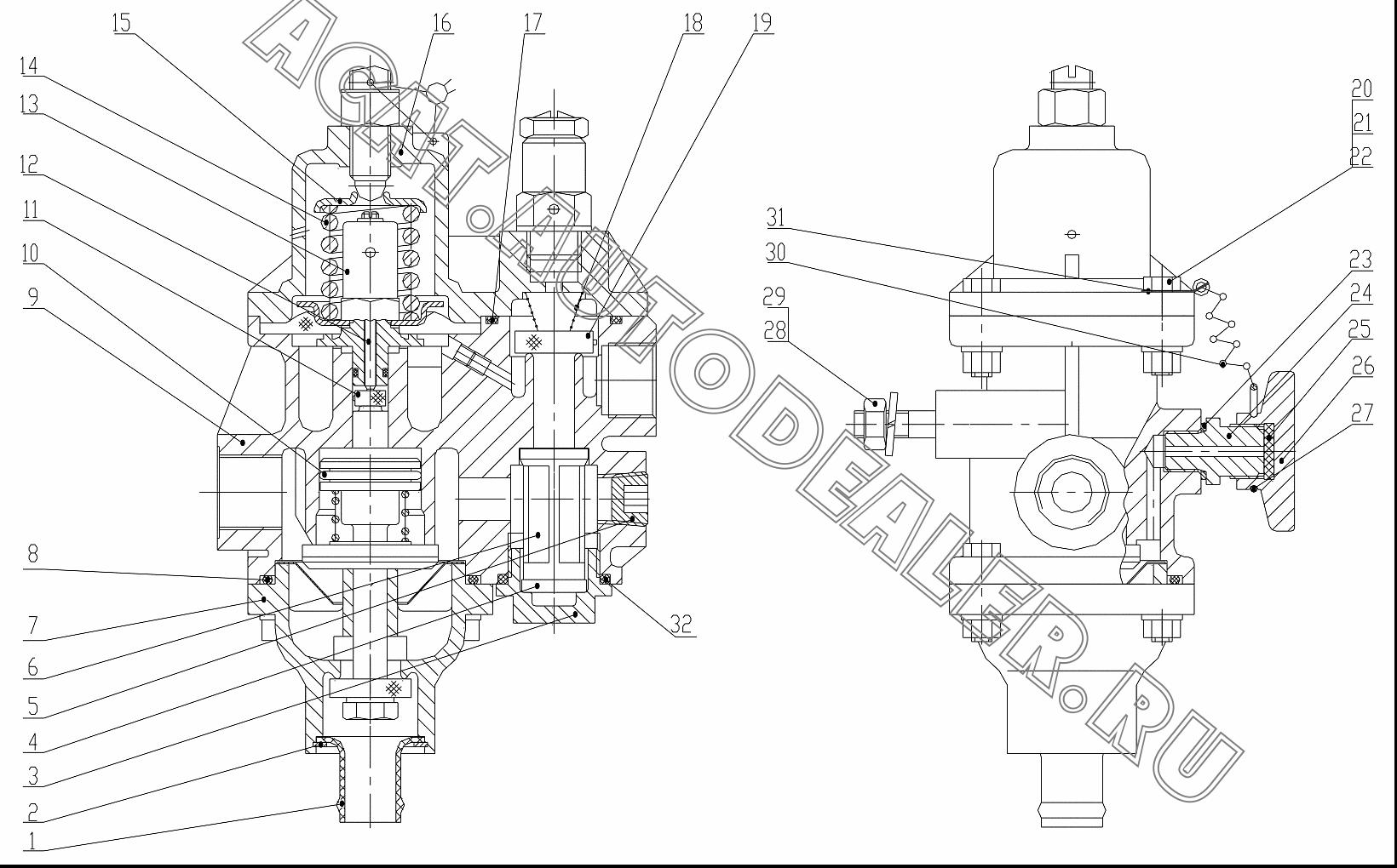 Body SH380A-3511050A для ChengGong ZL50E-3