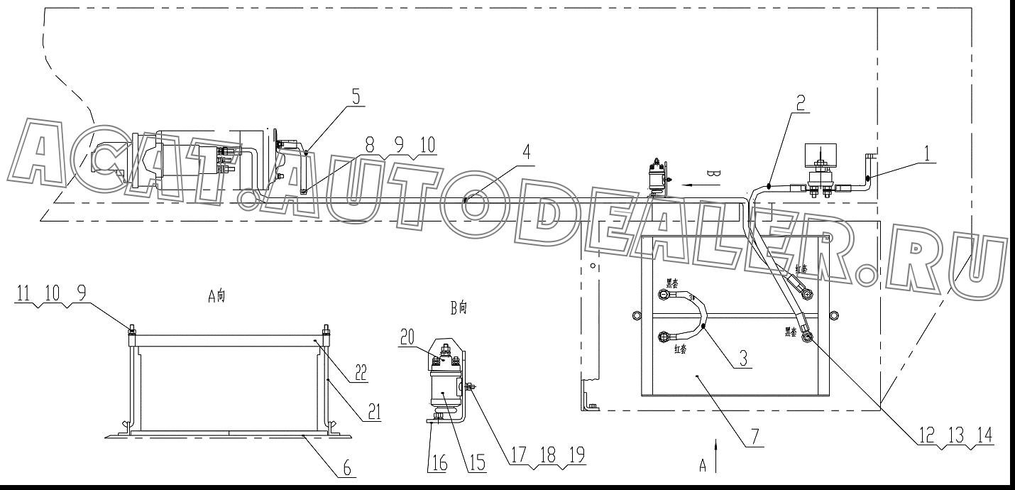 Harness 1# Z5E2150801T21 для ChengGong ZL50E-3