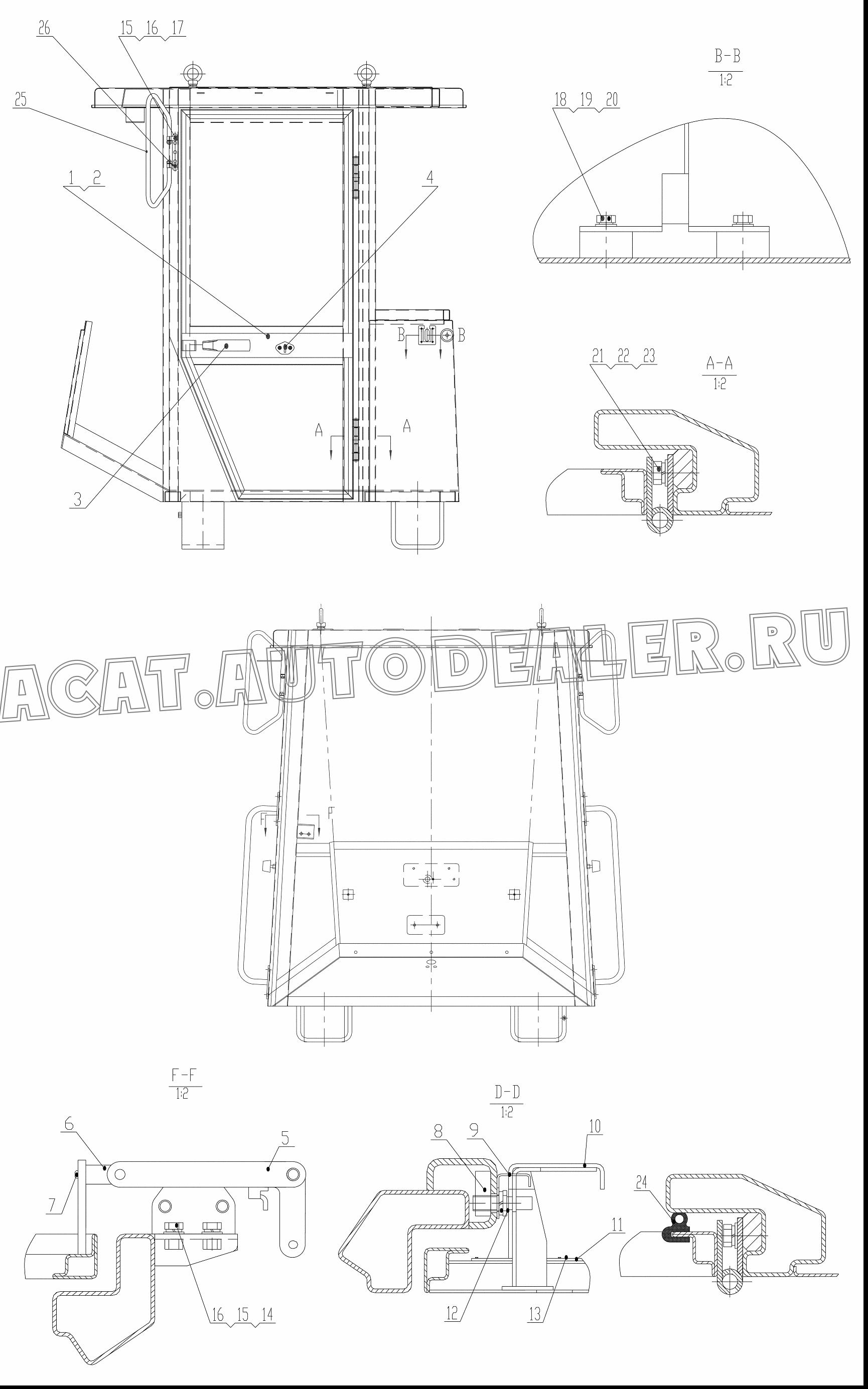 Left Door Z5E2130102T11 для ChengGong ZL50E-3