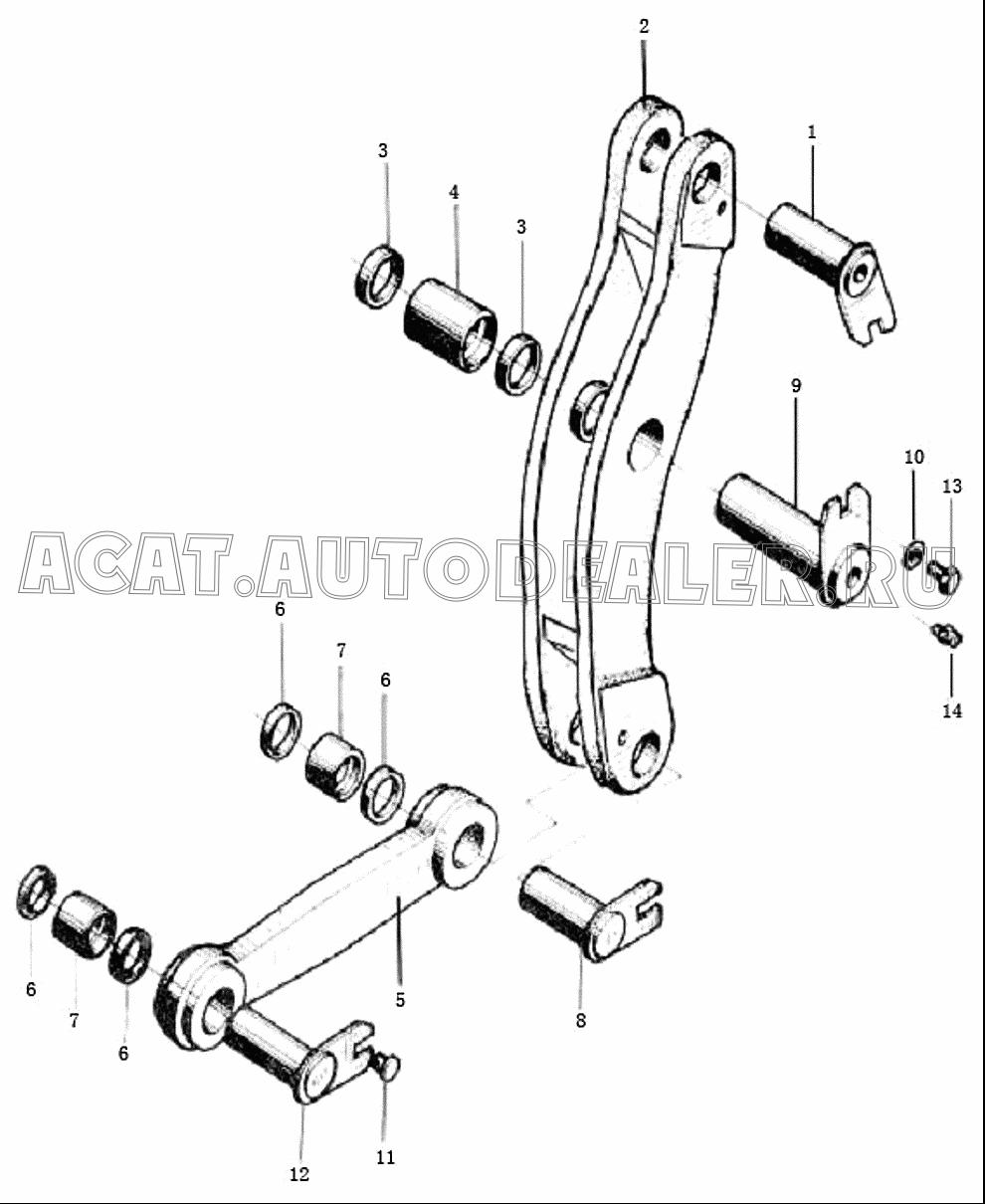 Pull Rod Z5E21402T21 для ChengGong ZL50E-3
